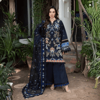 • Clothing: Embroidered/Printed suit for women - Made of best quality fabric - lawn or linen or chiffon - pure silk - Available at Najma Designs & Co. • Jewelry: Gold - plated stud earrings for