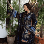 • Clothing: Embroidered/Printed suit for women - Made of best quality fabric - lawn or linen or chiffon - pure silk - Available at Najma Designs & Co. • Jewelry: Gold - plated stud earrings for